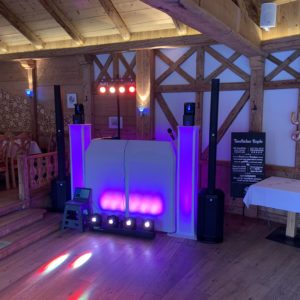 Premium Aufbau für eine Hochzeit