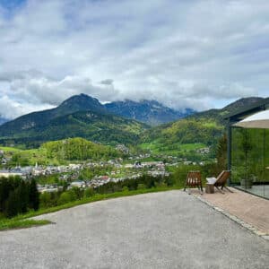 Salzbergalm - Ausblick auf Berchtesgaden